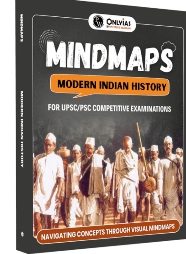 PW UPSC Mindmaps Modern Indian History For UPSC/PSC Competitive Examinations | Navigating Concepts Through Visual Mindmaps [Paperback] PW