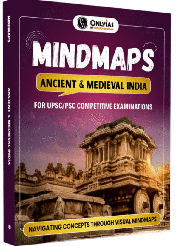 PW UPSC Mindmaps Ancient and Medieval India For UPSC/PSC Competitive Examinations | Navigating Concepts Through Visual Mindmaps [Paperback] PW