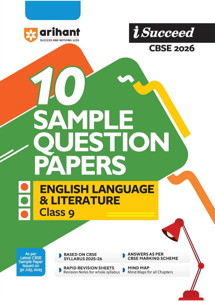 Screenshot_20250927-150924.Amazon Arihant I Succeed CBSE Sample Question Papers Class 9 English Language & Literature Exam 2026 | 10 Sample Papers | Based on Latest CBSE Specimen Paper | Rapid Revision Sheets, Mind Maps, Answers as per Marking Scheme | English Medium - Image 1