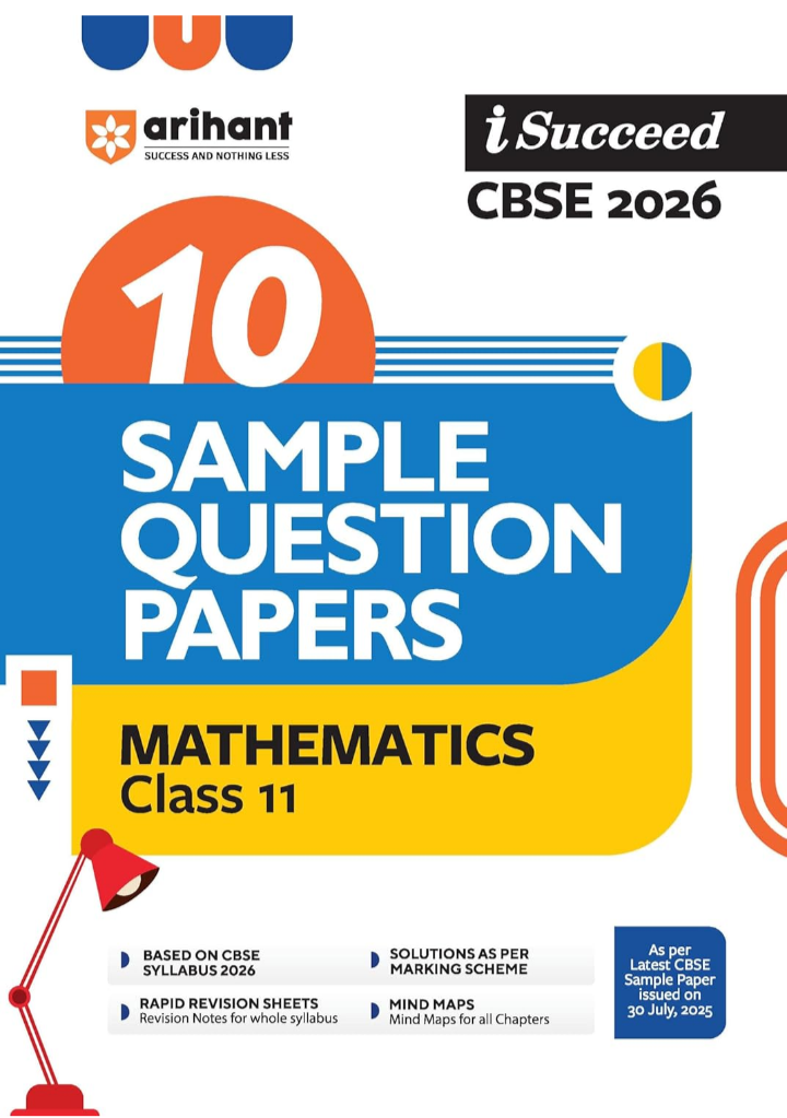 Screenshot_20250927-172040.Amazon Arihant I Succeed CBSE Sample Question Papers Class 11 Mathematics Exam 2026 | 10 Solved & Practice Papers | Based on Latest CBSE Specimen Paper | Rapid Revision Sheets, Mind Maps & Solutions as per Marking Scheme | English Medium - Image 1
