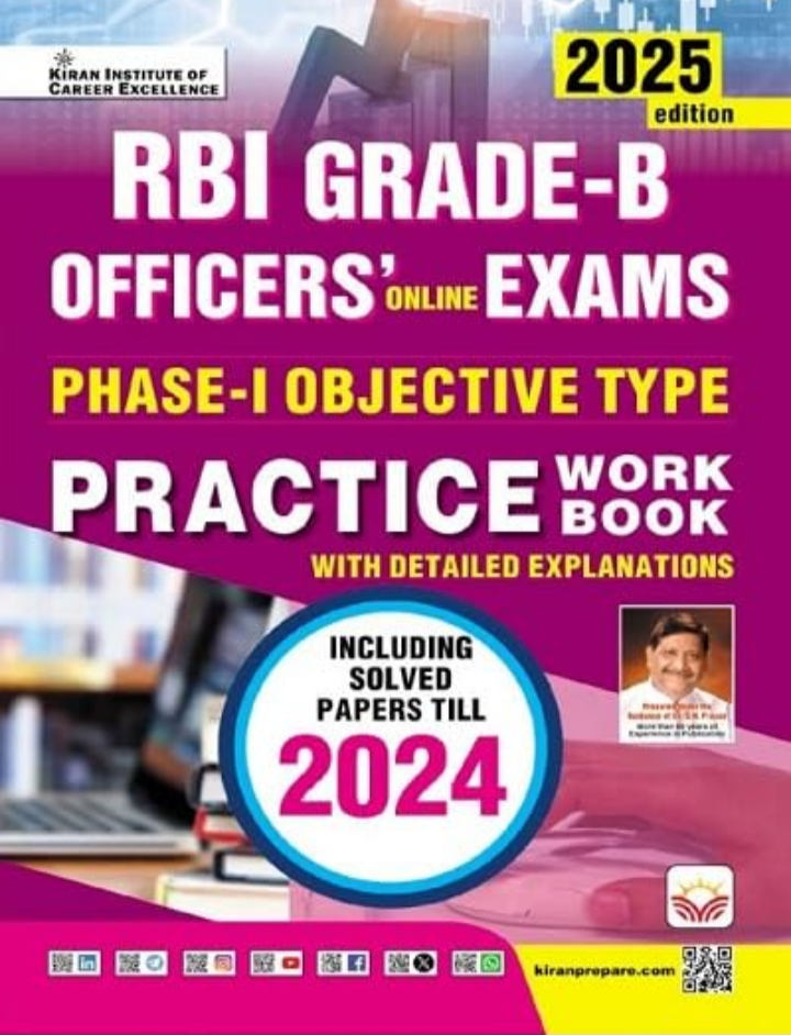 Screenshot_20250929-120110.Amazon RBI Grade B Officers Exam Phase 1 Objective Type Practice Work Book Including Solved Papers 2025 (English Medium) (5654) - Image 1