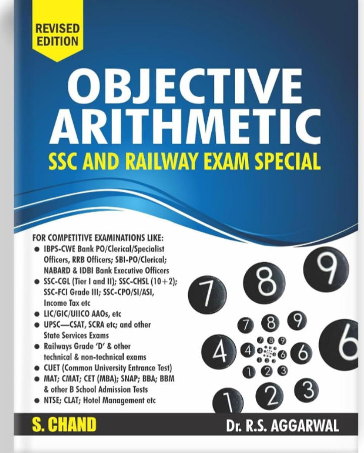 Screenshot_20250929-132020.Amazon Objective Arithmetic SSC And Railway Exam Special & Other Competitive Exams 2025 | SSC CGL, CHSL, CPO, MTS, Railway Group D, NTPC, RRB Officers, Bank SBI PO, Clerk, Police SI | Maths Book | In English - Image 1