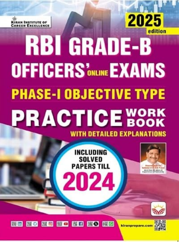Screenshot_20250930-153730.Amazon RBI Grade B Officers Exam Phase 1 Objective Type Practice Work Book Including Solved Papers 2025 (English Medium) (5654) - Image 1