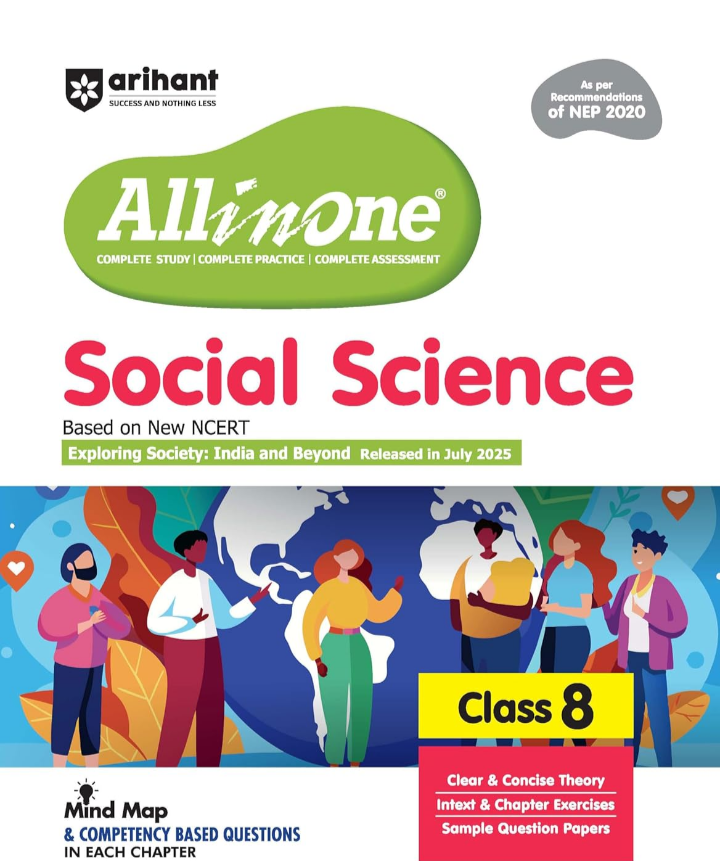 Screenshot_20251001-154447.Amazon Arihant All in One Social Science Class 8 Book 2025 | NCERT Textbook Based | Exploring Society: India and Beyond | Complete Study, Practice & Assessment with Mind Maps, Chapter Exercises & Sample Question Papers | English Medium - Image 1
