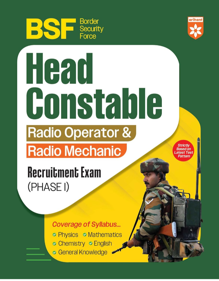 Screenshot_20251003-152017.Amazon Arihant BSF Head Constable Radio Operator and Radio Mechanic Recruitment Exam Guide 2025 | Latest Syllabus Based Book with Physics, Chemistry, Maths, English & General Knowledge | Phase I Exam Preparation | English Medium - Image 1