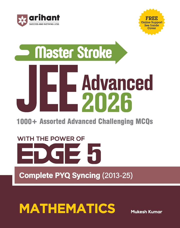 Screenshot_20251013-140112.Amazon Arihant Master Stroke JEE Advanced PYQ 2026 Mathematics | EDGE 5 Series | PYQ Book with 1000+ Advanced MCQs & Solutions | Complete PYQ Sync ... Strategy & Practice Guide | English Medium - Image 1
