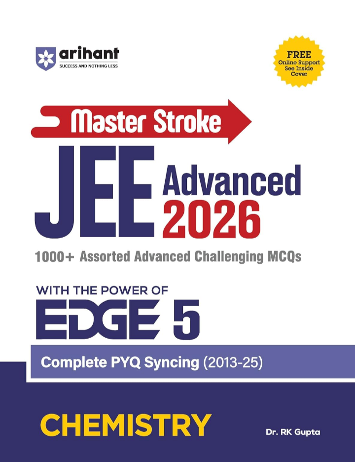 Screenshot_20251013-141047.Amazon Arihant Master Stroke JEE Advanced PYQ 2026 Chemistry | EDGE 5 Series | PYQ Book with 1000+ Advanced MCQs & Solutions | Complete PYQ Sync (2013–2025) | Topicwise Trend Analysis, Strategy & Practice Guide | English Medium - Image 1
